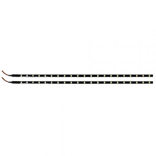 STRISCE LUMINOSE ULTRA-STRIPS 21 LED 12V 2X50CM. FONDO NERO