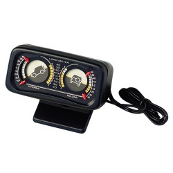 INCLINOMETRO ILLUMINATO 12V  NERO