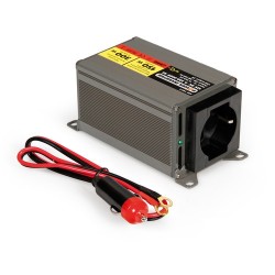 INVERTER 12V-220V AC MAX 150W SPUNTO 300W PRESA TIPO SCHUCKO