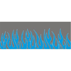 PELLICOLA POSTERIORE INFERNO BLU CM 163X51 ES.