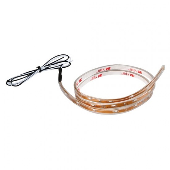 STRISCIA ADESIVA A LED 100 CM. 40 LED 24V FLEX STRIP ROSSO