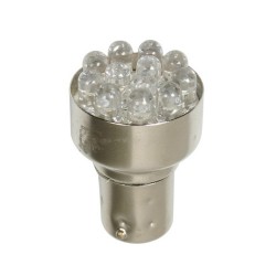 LAMPADA MULTILED BILUCE BIANCO 24V 5/21W 12 LED STOP C/LUCI POSIZ.
