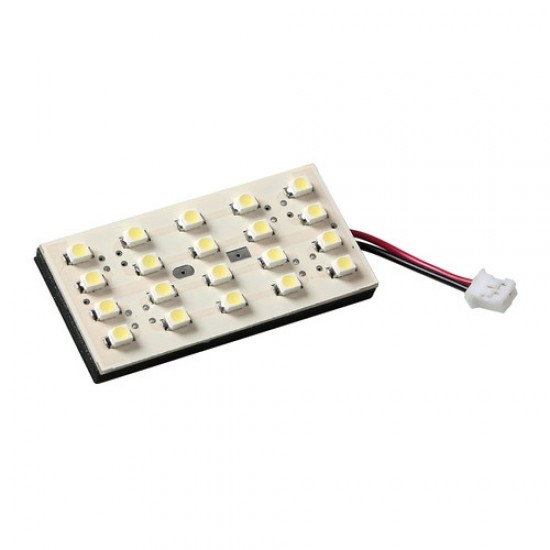 PANNELLO 25X50MM. 24V. 20 LED BIANCO ES.