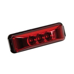 LUCE INGOMBRO 3 LED ROSSI 24V.