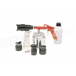 PISTOLA SABBIATRICE SERBATOIO INF. CON ACCESSORI