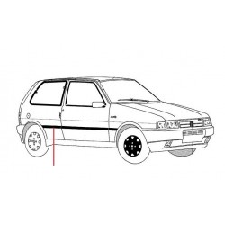 MODANATURA PARAFANGO POST. SX FIAT UNO 89