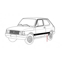 MODANATURA FIANCATA SX GRIGIA FIAT 127 3 SERIE MODANATURA FIANCATA SX GRIGIA FIAT 127 3 SERIE
