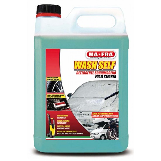DETERGENTE SCHIUMOGENO PRELAVAGGIO ML.5000 WASH SELF DETERGENTE SCHIUMOGENO PRELAVAGGI ML.5000 WASH SELF, MF.1001,