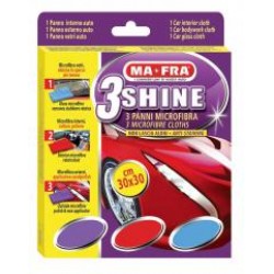 PANNI MICROFIBRA KIT 3 PZ. PER OGNI SUPERFICIE