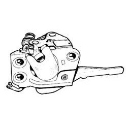 SERRATURA PORTA ANT. DX FIAT 128/1100/1300