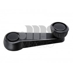 MANIGLIA ALZAVETRO NERA S/CROM.GOLF->83