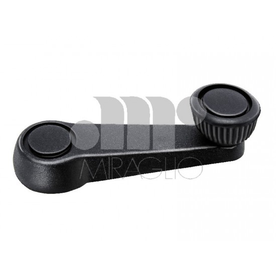 MANIGLIA ALZAVETRO NERA S/CROM.GOLF->83
