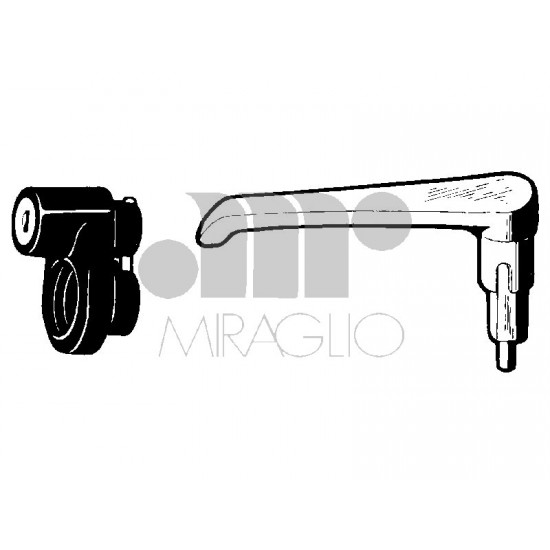 MANIGLIA C/BLOCCHETTO PORTA POST. FIORINO