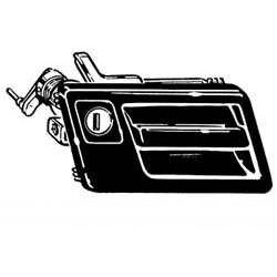 MANIGLIA EST. DX NERA AUTOBIANCHI Y10 BASE