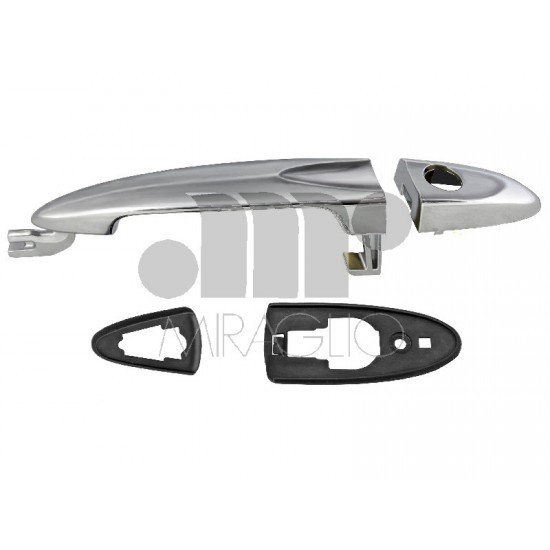 MANIGLIA EST. DX=SX CROMATA 500X S/MOSTRINA
