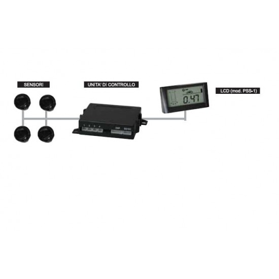 SENSORI PARCHEGGIO FILO PARAURTI CON BUZZER
