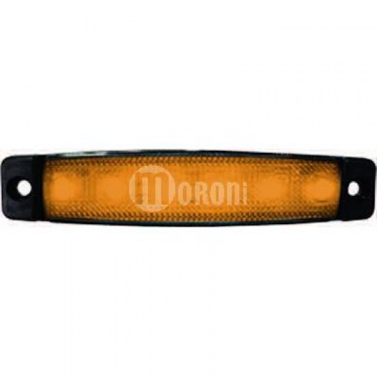 FANALE INGOMBRO ANT. ARANCIO 6 LED 24V
