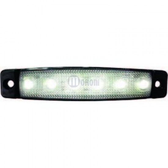 FANALE INGOMBRO ANT. BIANCO 6 LED 24V