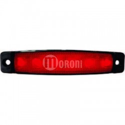 FANALE INGOMBRO POST. 6 LED 24V ROSSO