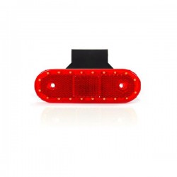 FANALE INGOMBRO LAT. ROSSO 20 LED 12/24 V FANALE INGOMBRO LAT. ROSSO 20 LED 12/24 V