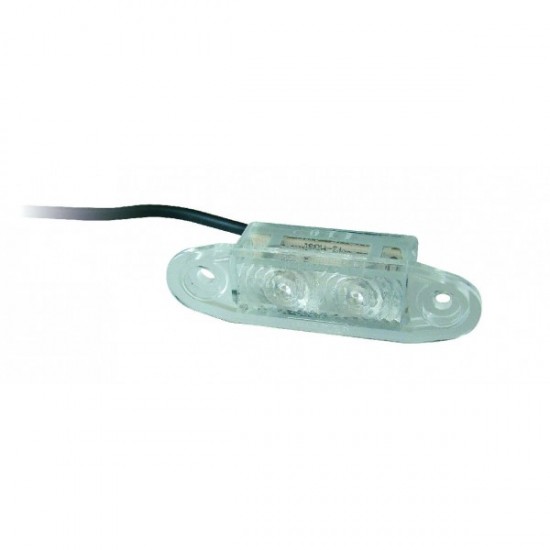 SEGNALATORE INGOMBRO A LED ARANCIO CAVO 0.5 MT.
