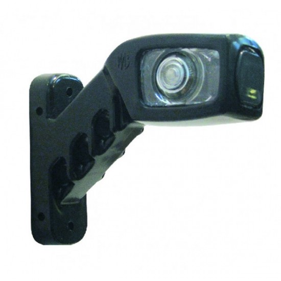 SEGNALATORE INGOMBRO PARAURTI POST. A LED DX BIANCO-ROSSO