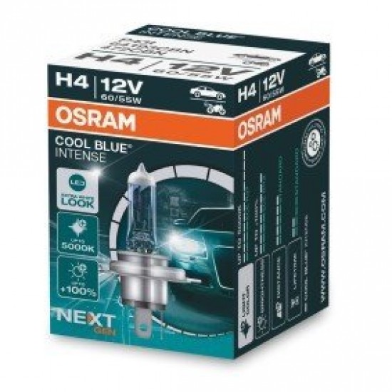 LAMPADA H4 12V COOL BLUE  60/55W 4200K OSRAM