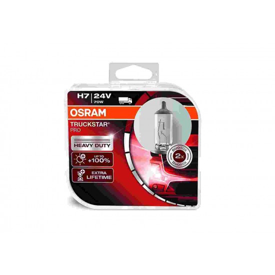LAMPADE H7 24V TRUCK STAR OSRAM A COPPIA