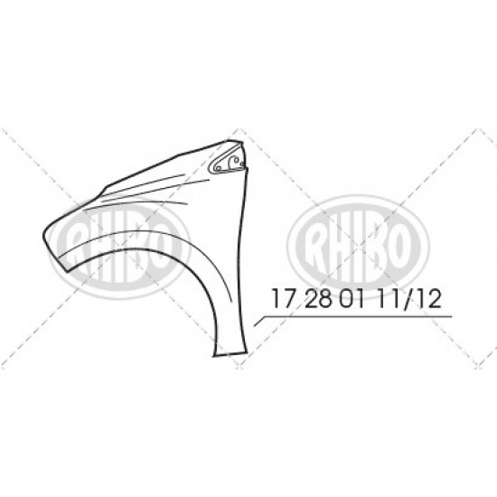 PARAFANGO ANT. SX PEUGEOT 208(65.76.111)