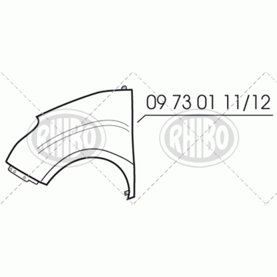PARAFANGO ANT. DX DOBLO' 10->(FT9103003)(36.57.110)