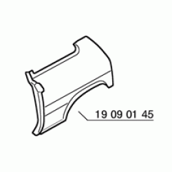 PARAFANGO POST. DX RENAULT SUPER 5 3P