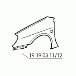 PARAFANGO ANT. SX SCENIC '99-03