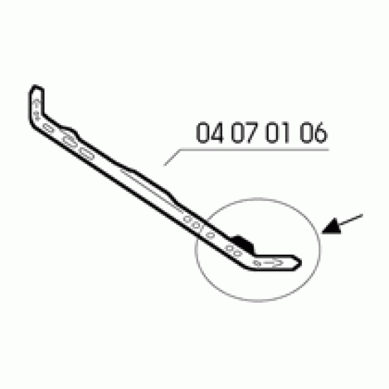 TRAVERSA ANT. RADIATORE LANCIA Y '96-02