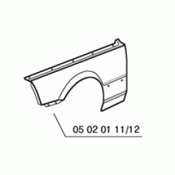 PARAFANGO ANT. DX BMW SERIE 3 75-82
