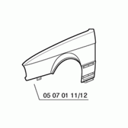 PARAFANGO ANT. SX BMW SERIE 5 '88-95