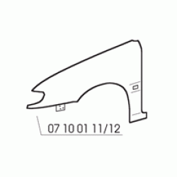 PARAFANGO ANT. DX CITROEN SAXO '96-99