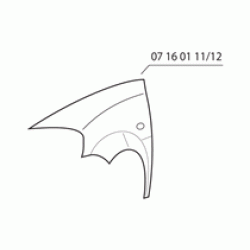 PARAFANGO ANT. SX CITROEN C3 '02-09