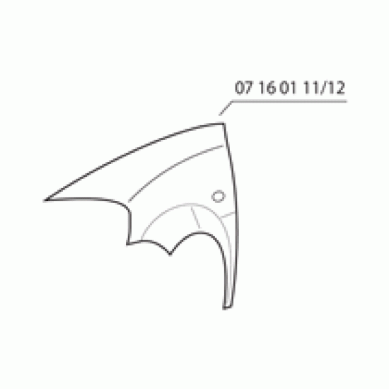 PARAFANGO ANT. SX CITROEN C3 '02-09