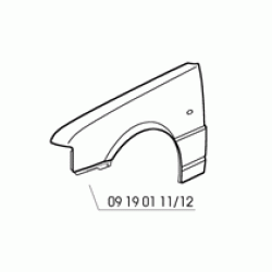 PARAFANGO ANT. DX FIAT UNO '83-88