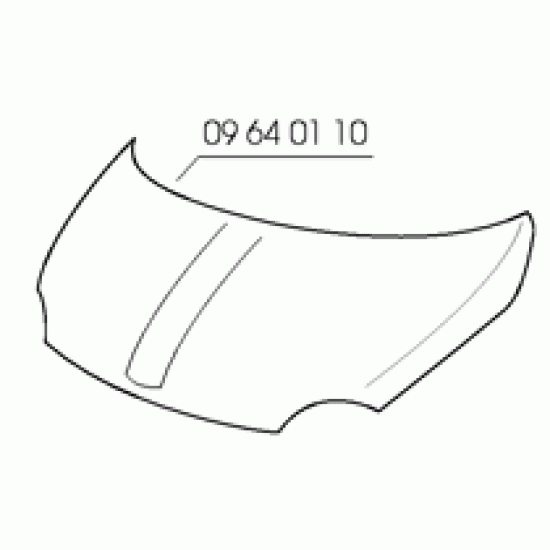COFANO ANT. FIAT NUOVA 500 '07->(35.11.106)