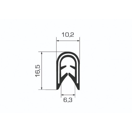 CANALINO ANIMATO COPRIBORDO PVC 10X14