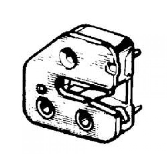 SERRATURA POST. SX  MECC. CROMA / THEMA '90->