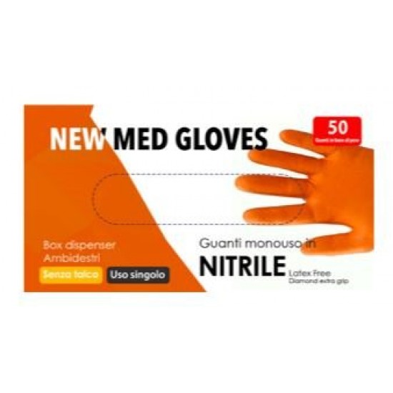 GUANTI IN NITRILE S/POLV. TG. L PZ.50