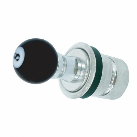 ACCENDISIGARI 12V  PALLA 8 BILLIARD IN ALLUMINIO