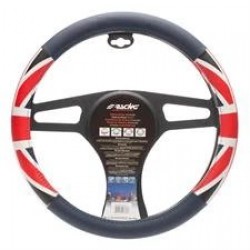 COPRIVOLANTE SIMILPELLE  UK FLAG MIS.38/39