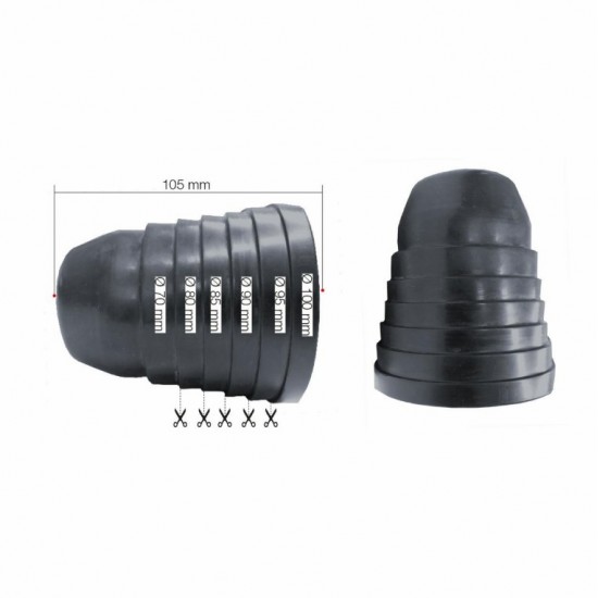 CUFFIA FARO IN GOMMA PER LAMPADE LED CAPS1 PZ.2