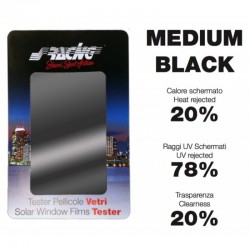 PELLICOLA PER VETRI NERO LIGHT CM.76X300
