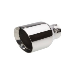 TERMINALE INOX ROTONDO INCLINATO