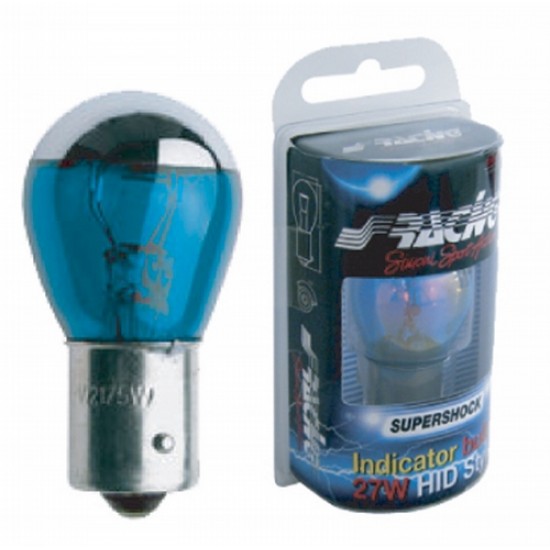 LAMPADA CHROME HEAD BIANCA 12V 21W SUPERWHITE BA15S