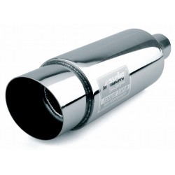MARMITTA UNIV. CROMATA SMALL FIRE SHOT LUNGH. 340 MM OUT 90MM IN. 49MM